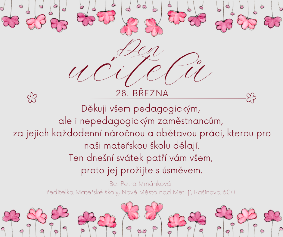 Den učitelů 2023